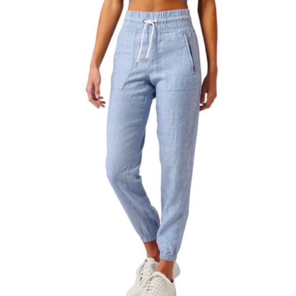 Athleta Cabo Linen Joggers - Picture 1 of 5